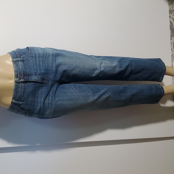 Chico's The So Slimming Girlfriend Cropped Jeans Size 2 - Picture 1 of 14